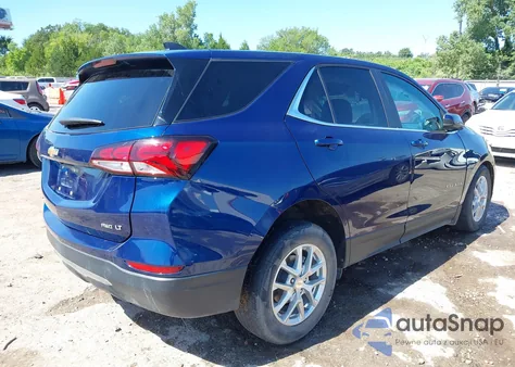 2022 Chevrolet Equinox Lt из США, поврежденный, VIN 3GNAXUEV7NL187718